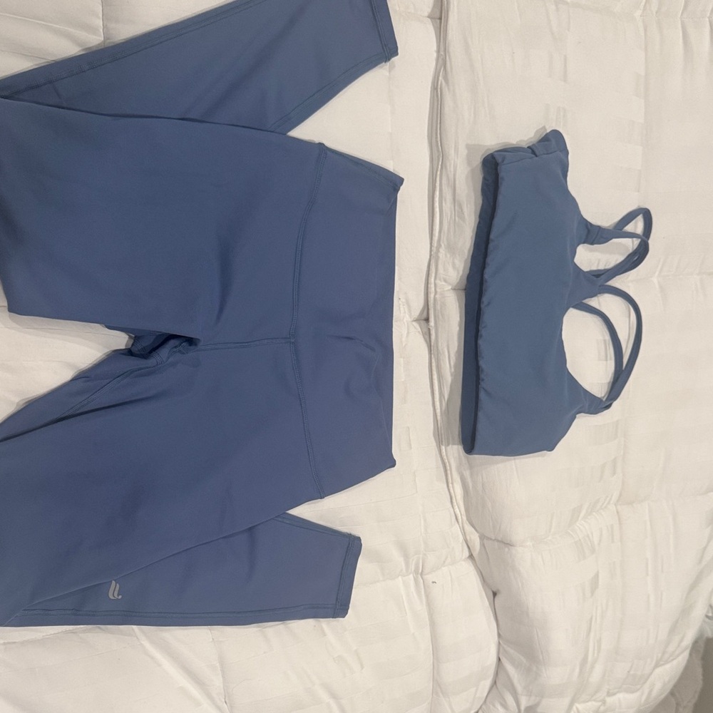 Fabletics Blue Activewear Set